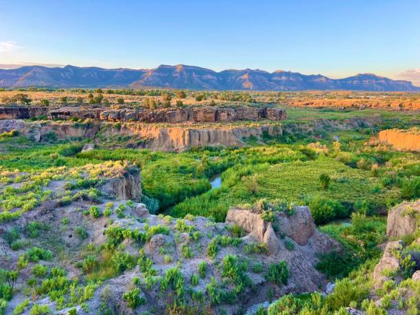 Rural landscape and mesas in Montezuma County, Colorado